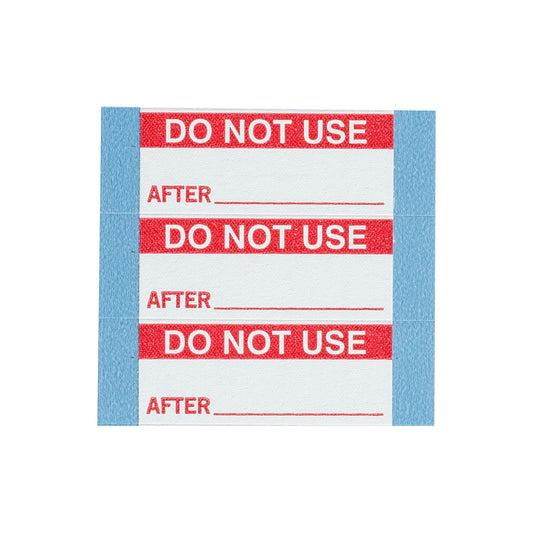 Maintenance Lbls Cloth Rd/Wh 25Pk