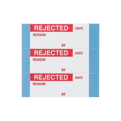 Quality Control Lbls Cloth Rd/Wh 25Pk