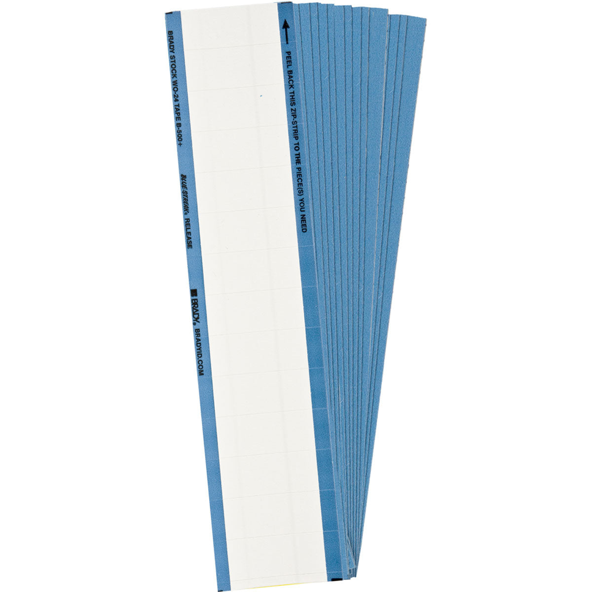 WO Cloth Lbls 0.625x1.5 WT 25/PK