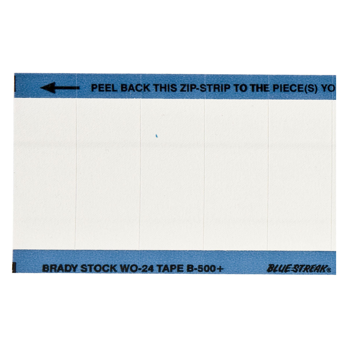 WO Cloth Lbls 0.625x1.5 WT 25/PK