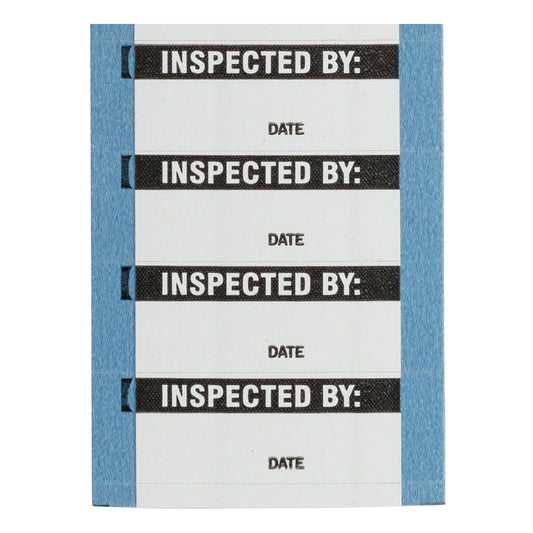 Quality Control Lbls Cloth Blk/Wh 25Pk