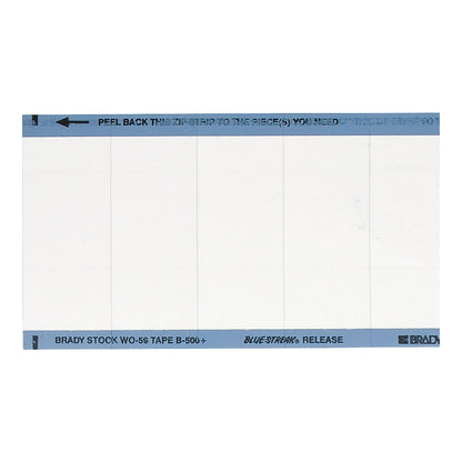 WO Cloth Lbls 1x2.25 WT 25/PK