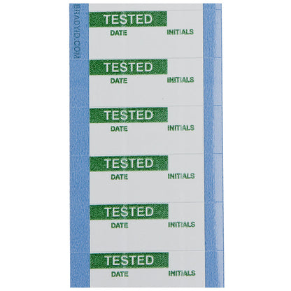 Quality Ctrl Lbls Alum Foil Grn/Slv 25Pk