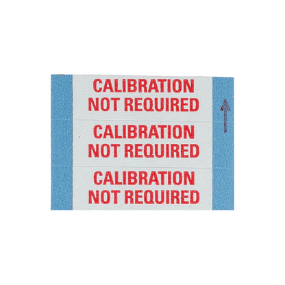 Calibration Lbls Polyester Rd/Slv 25Pk
