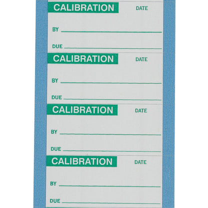 Calibration Lbls Alum Foil Grn/Slv 25Pk