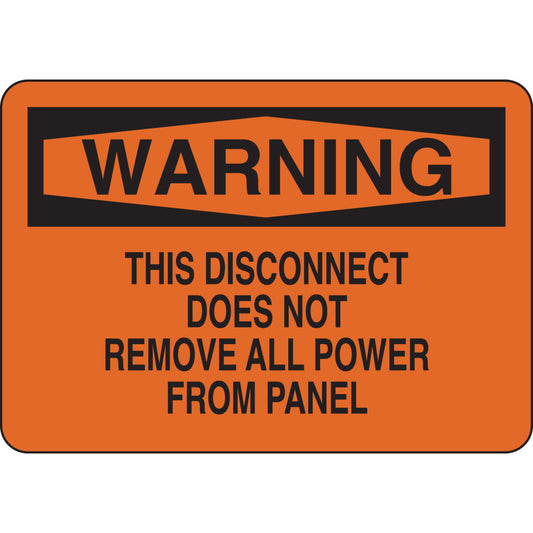 B401 7X10 BLK/ORG WARNING THIS