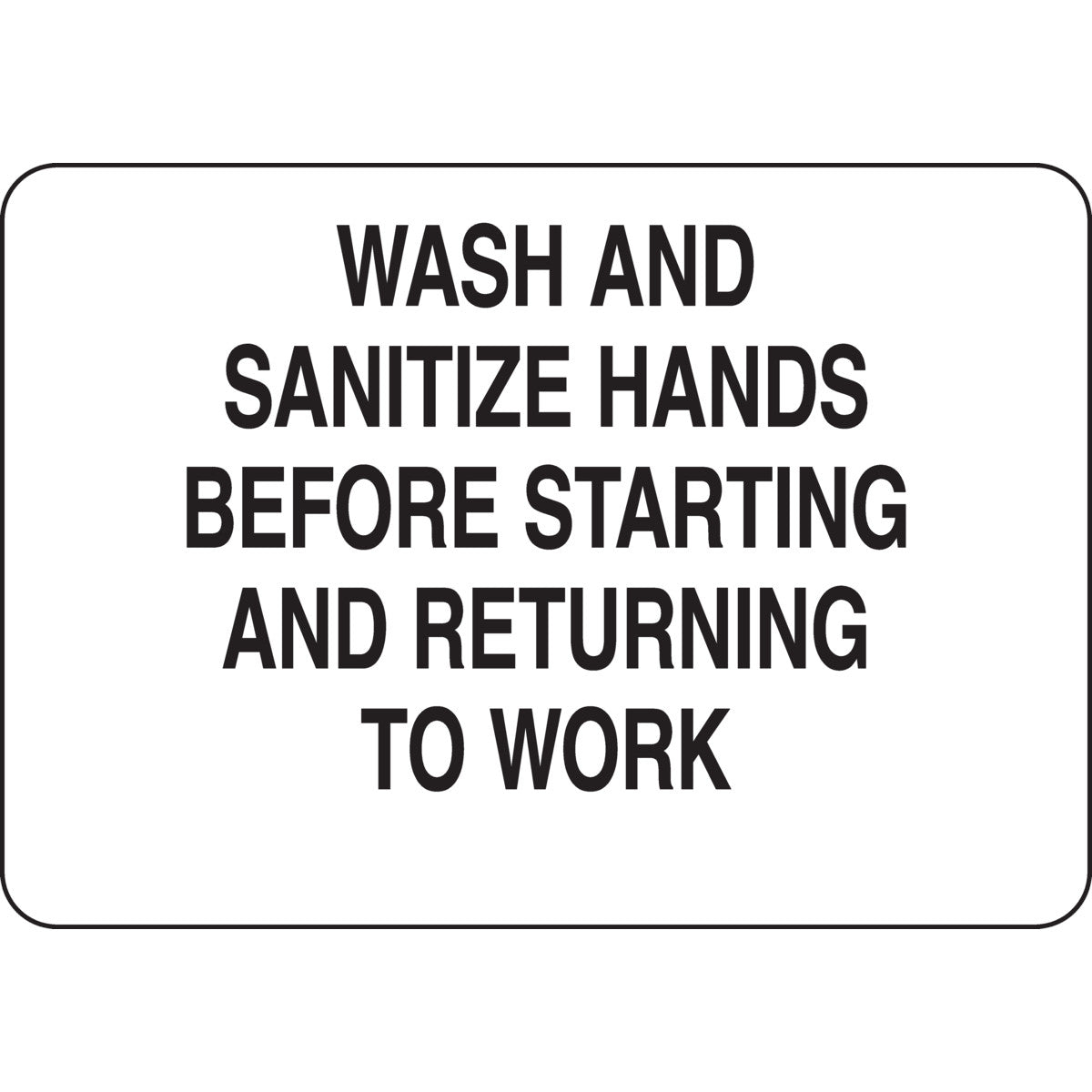 B302-7X10-WK-T-WASH AND SANITIZE HANDS