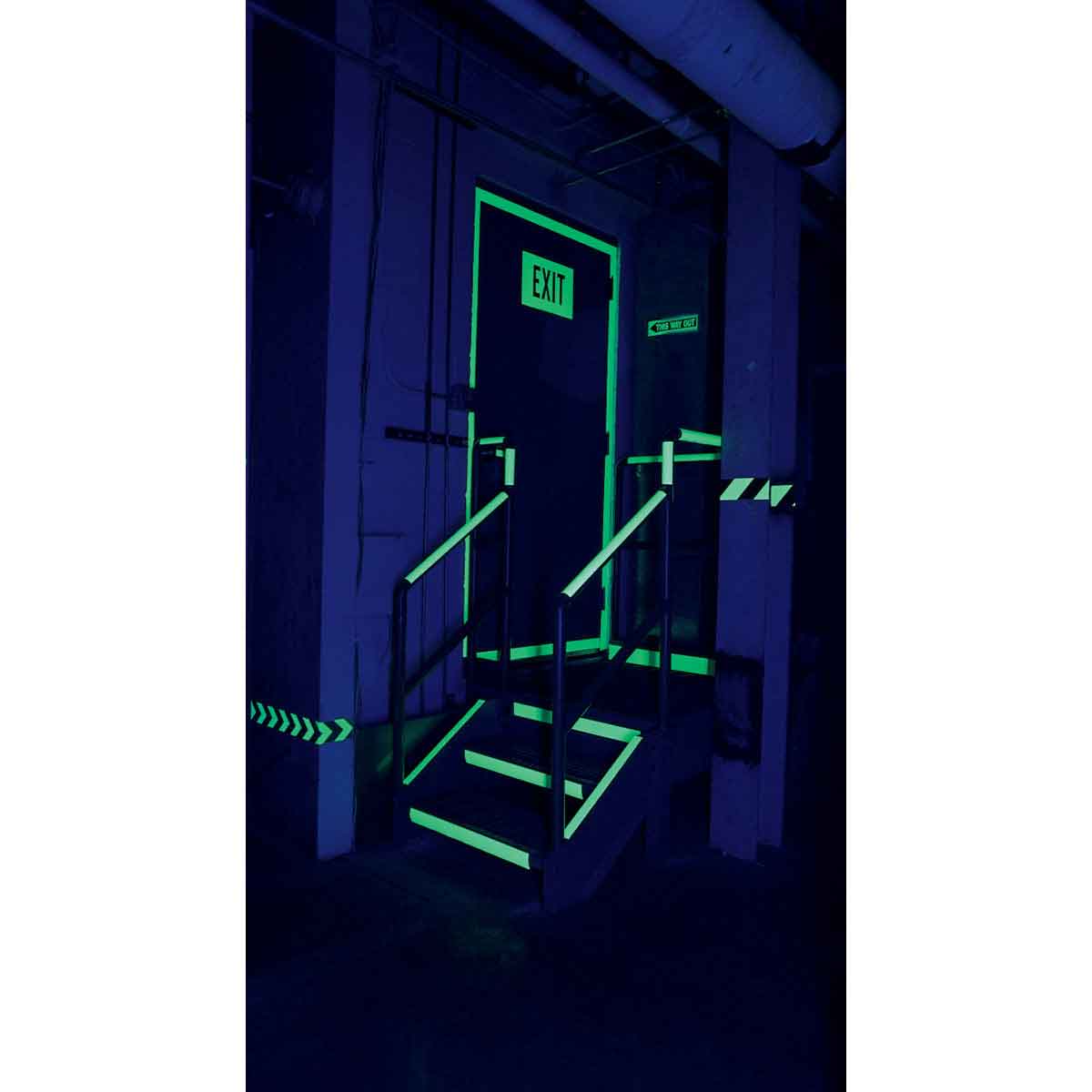 NYC B523 1" X 250' GLOW TAPE UL1994