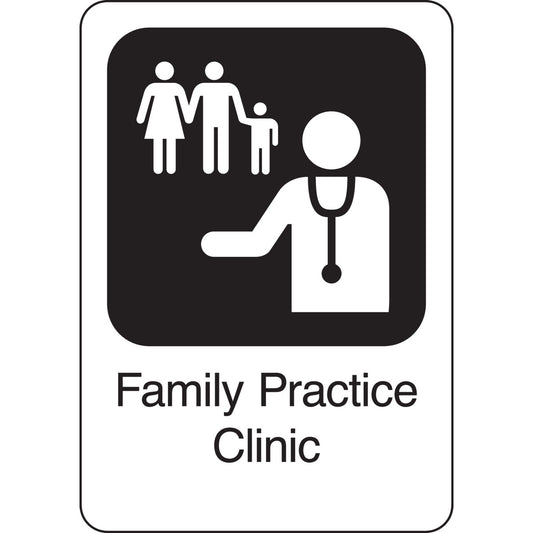 B401 FAMILY PRACTICE 10"HX7"W PIC W/TEXT