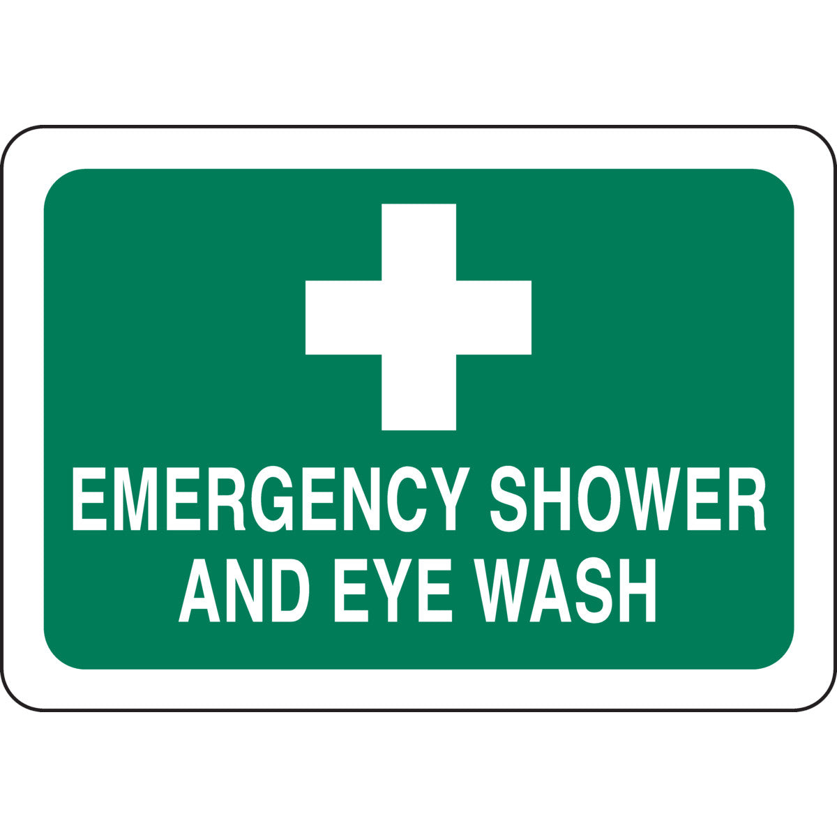 B302-7X10-WG-O-7"HX10"W WHT/GRN FIRST A