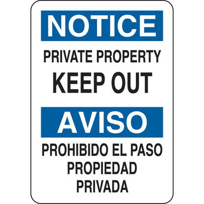 B555 10X7 BLK/BLU/WHT BILING/NOTICE