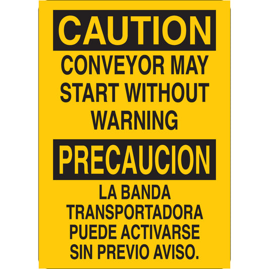 B302 10X7 BLK/YEL BILING/CAUTION