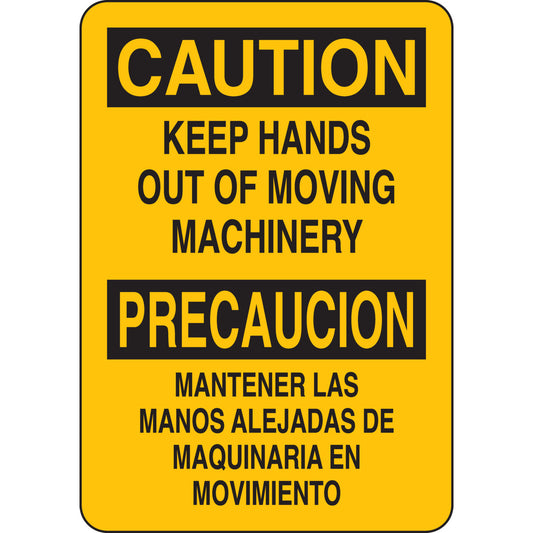 B401 10X7 BLK/YEL BILING/CAUTION KEEP