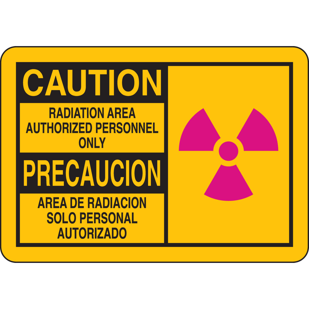 B401 7X10 BLK/MAG/YEL BILING/CAUTION