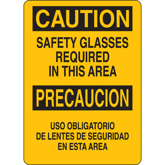 B302 14X10 BLK/YEL BILING/CAUTION SAFE