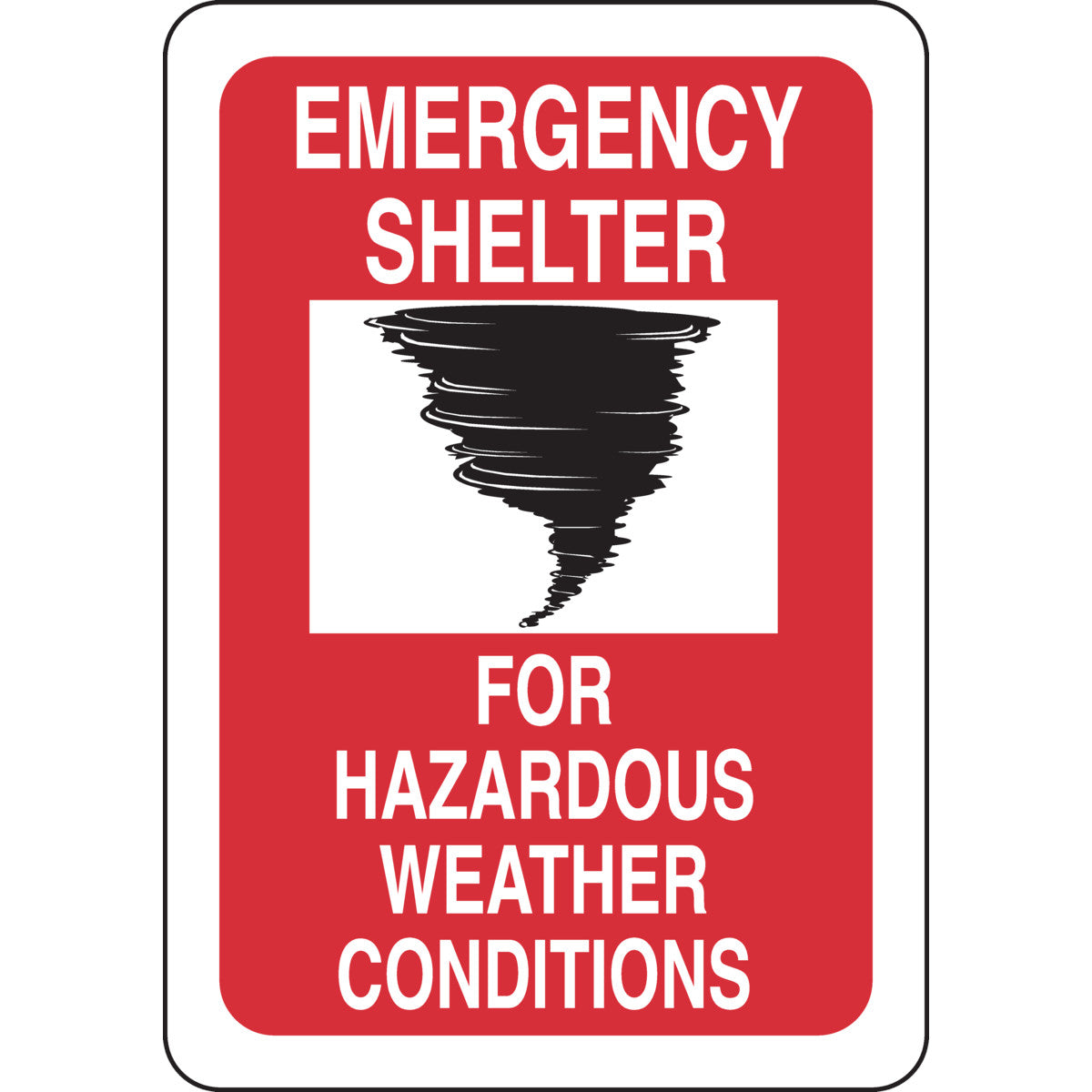 B302 14X10 RED/BLK/WHT EMERGENCY SHELTER