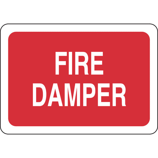 B302 7X10 WHT/RED FIRE DAMPER