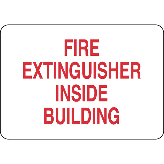 B401 7X10 RED/WHT FIRE EXTINGUISHER
