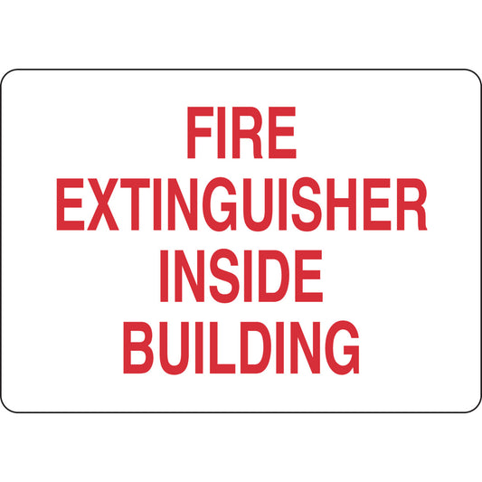 B401 10X14 RED/WHT FIRE EXTINGUISHER