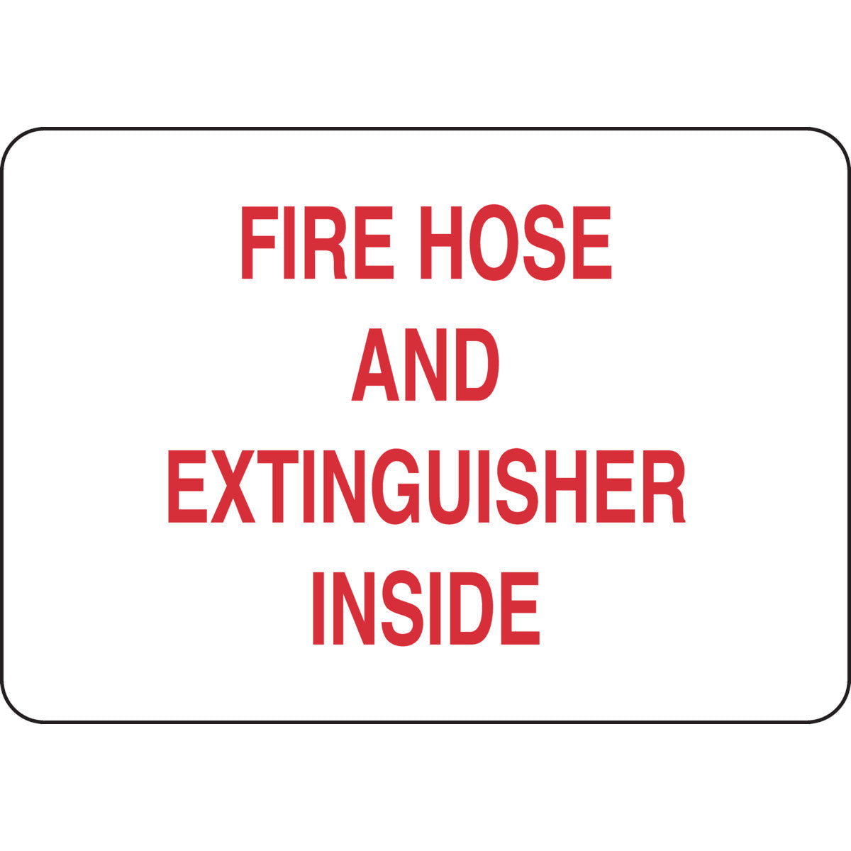 B302 7X10 RED/WHT FIRE HOSE AND