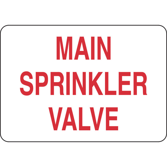 B555 7X10 RED/WHT MAIN SPRINKLER VALVE