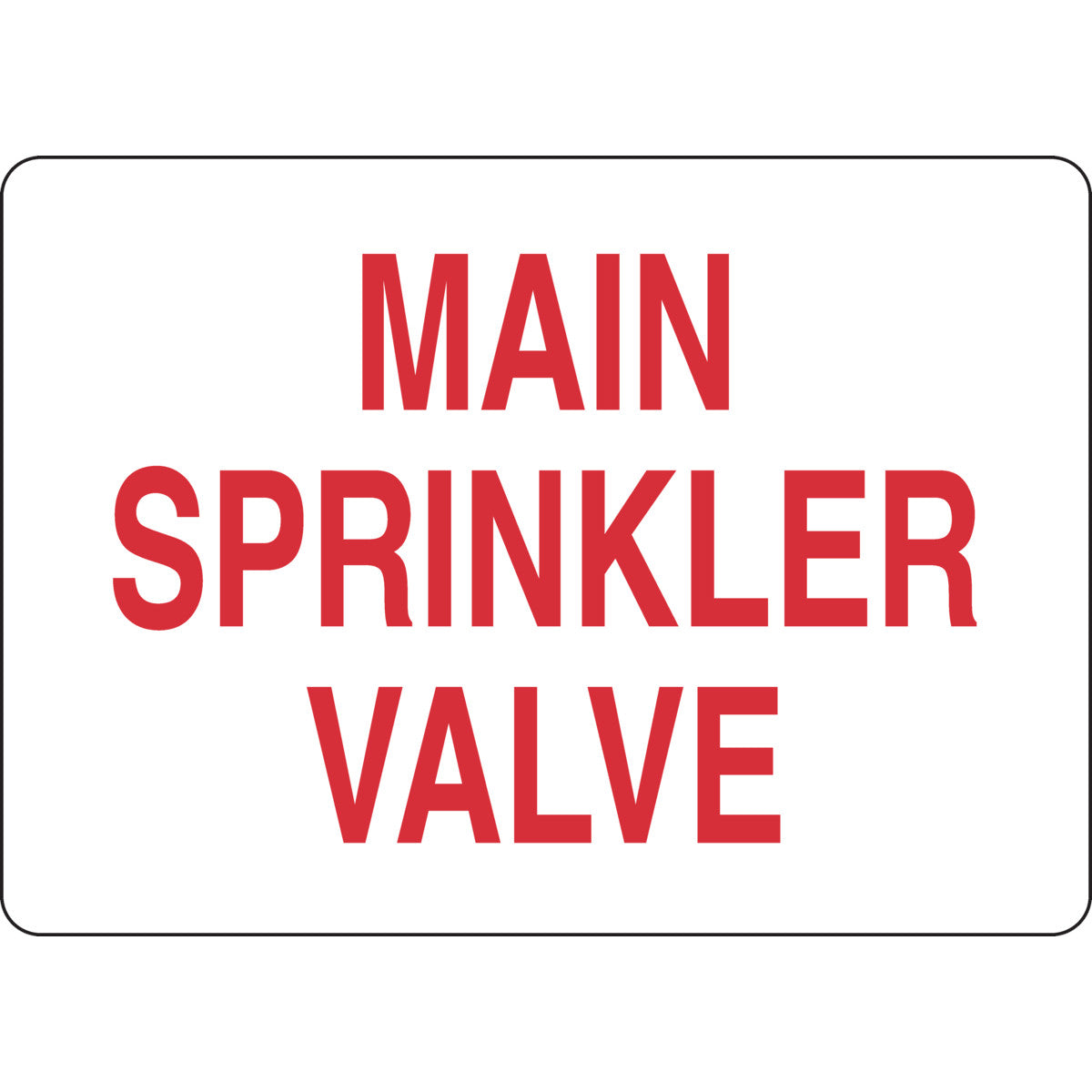 B401 10X14 RED/WHT MAIN SPRINKLER VALVE