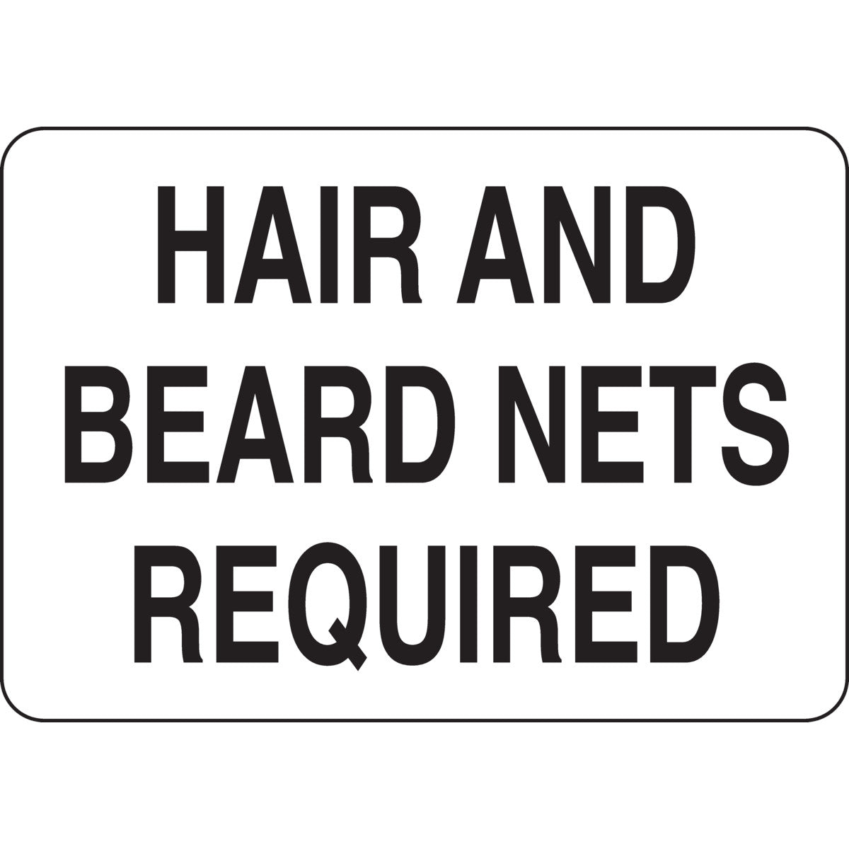 B555 7X10 BLK/WHT HAIR AND BEARD NETS