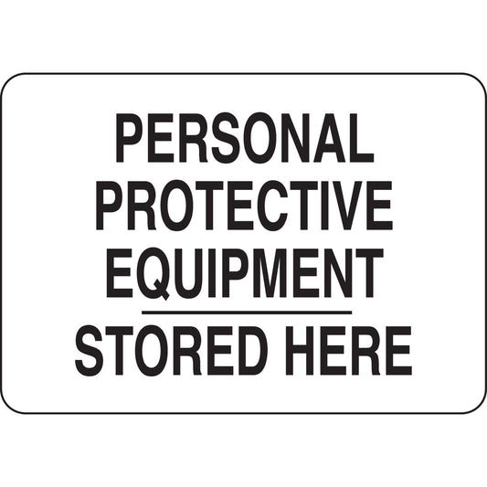 B302 7X10 BLK/WHT PERSONAL PROTECTIVE