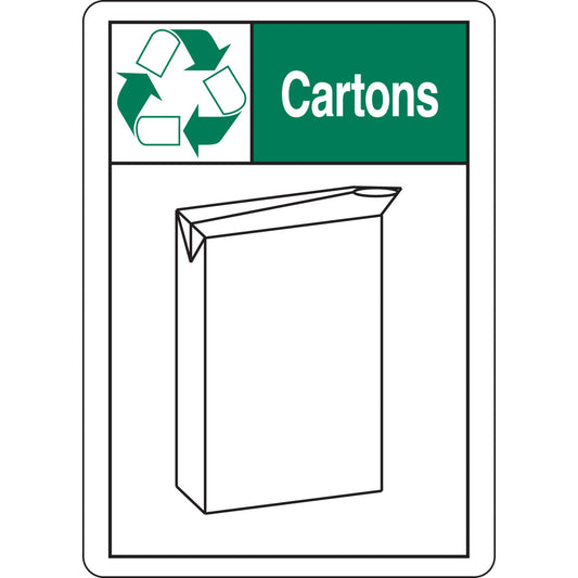 B401 10X7 GRN/BLK/WHT CARTONS