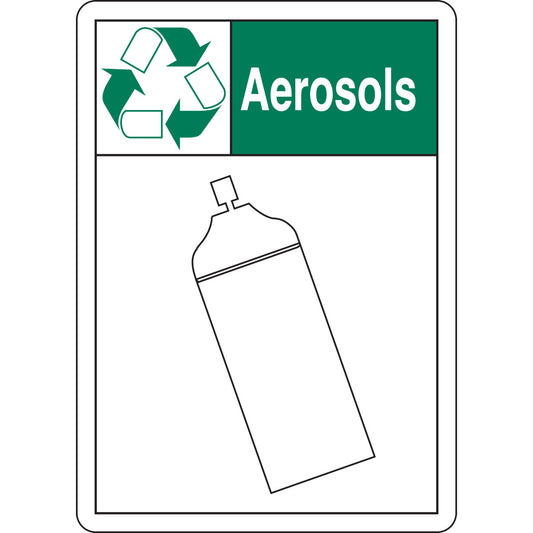 B401 10X7 GRN/BLK/WHT AEROSOLS