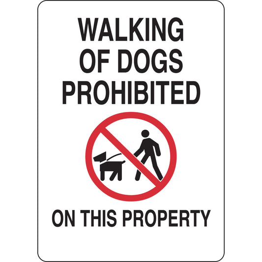 B555 14X10 BLK/WHT WALKING OF DOGS