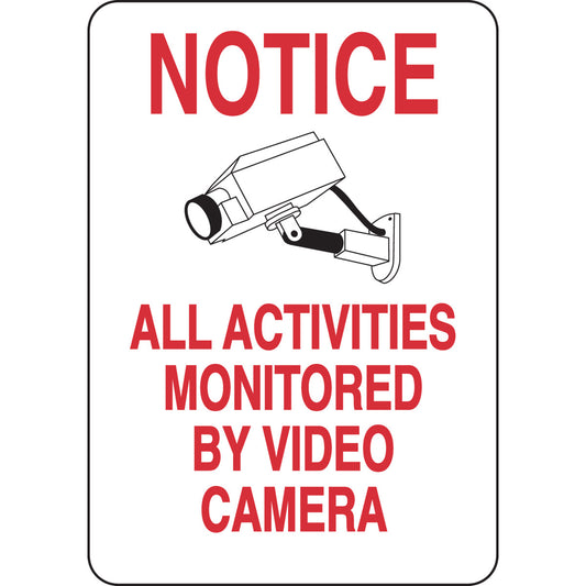 B302 10X7 BLK/RED/WHT NOTICE ALL