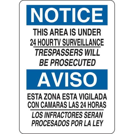 B401 14X10 BLK/BLU/WHT BILING/NOTIC AREA