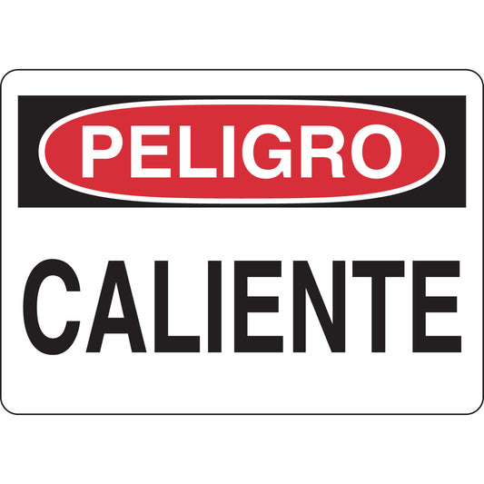 B401 10X14 BLK/RED/WHT BILING/PELIGRO