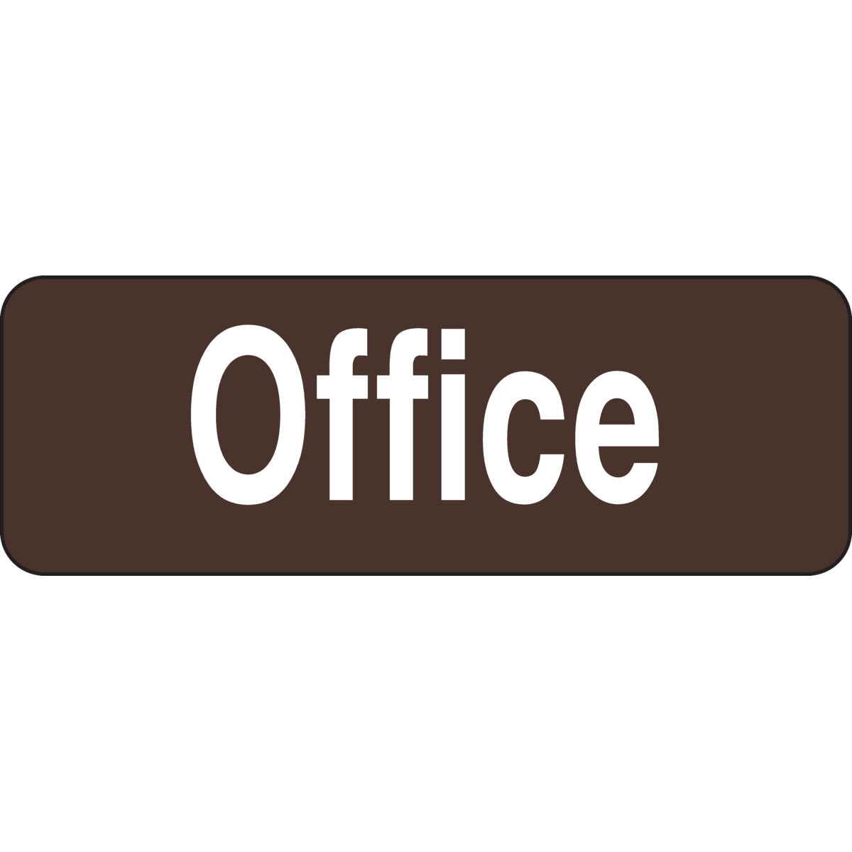 B302 3.5X10 WHT/BRN OFFICE