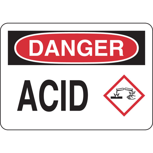 Sign 7X10 Sgn B555 ACID PIC