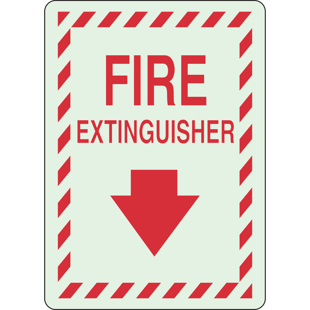 PRINZING GLOW SIGN FIRE EXTINGUISHER