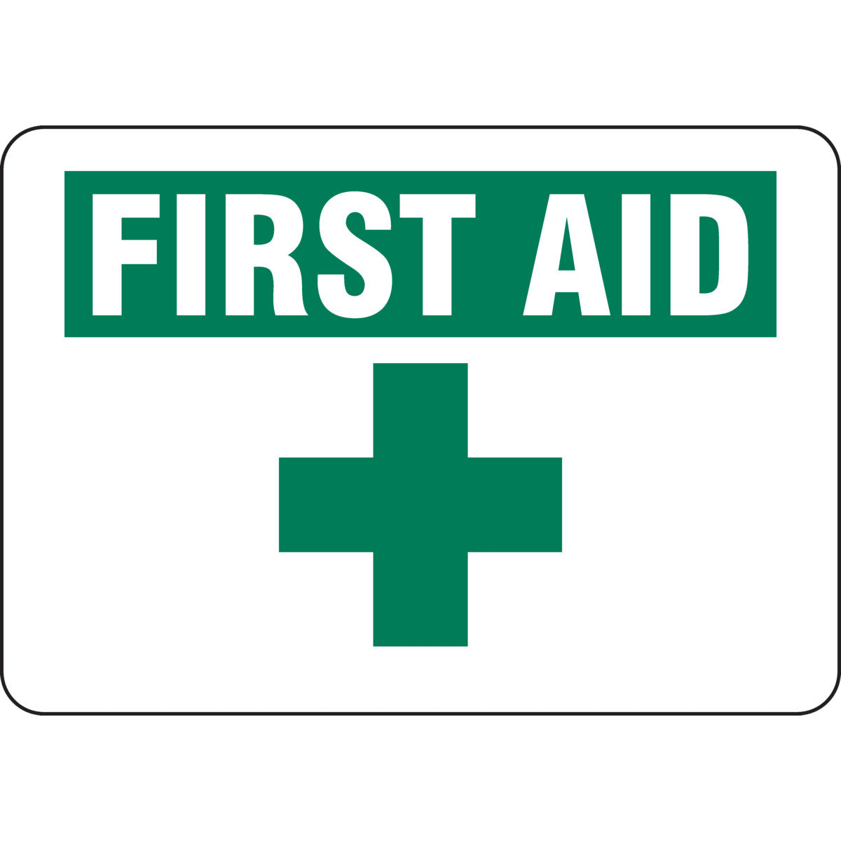 PRINZING GLOW SIGN FIRST AID W/CRO