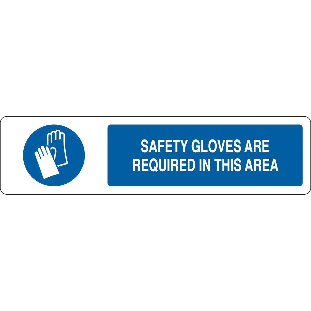 B-401 6X23.875 BLU/WHT SAFETY GLOVES