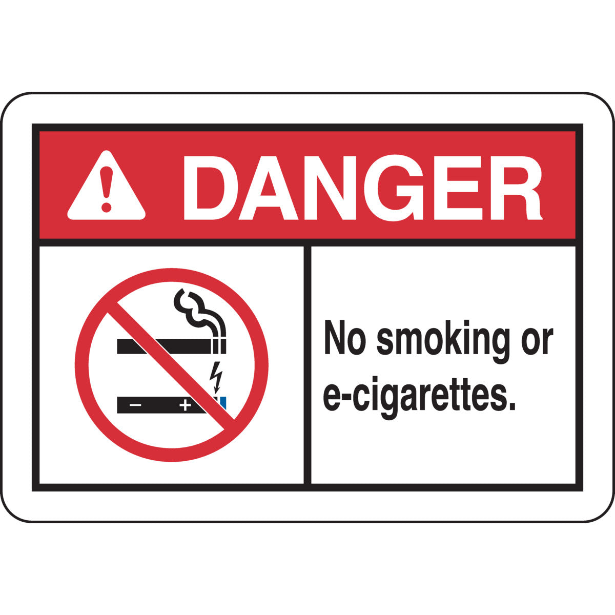 B-302 7X10 NO SMOKING OR E-CIGARETTES
