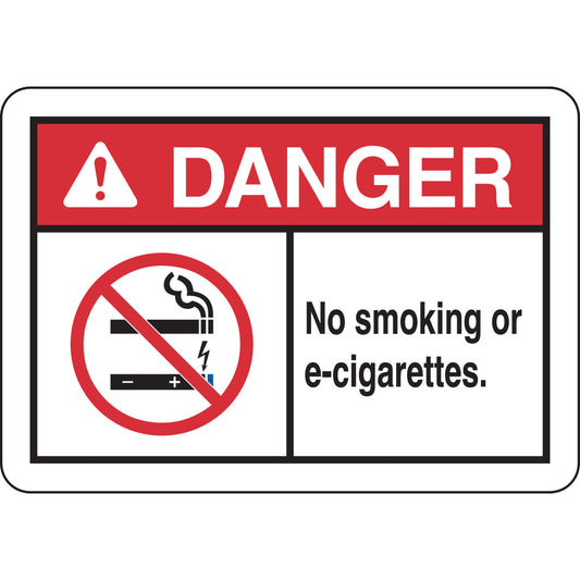 B-302 10X14 NO SMOKING OR E-CIGARETTES