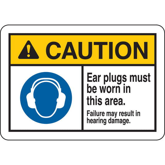 B401 7X10 ANSI BLK,YEL,BLU/WHT EAR PLUGS