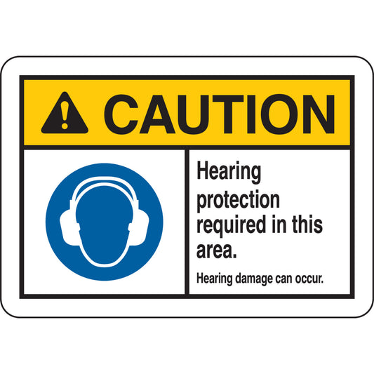 B401 7X10 ANSI BLK,YEL,BLU/WHT HEARING