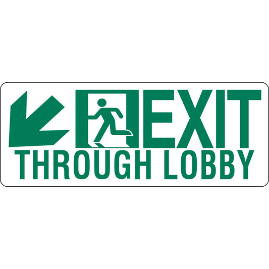 NYC 7X18 EXIT LOBBY+DWN-LFT UL1994