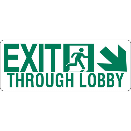 NYC 7X18 EXIT LOBBY+DWN-RGHT UL1994