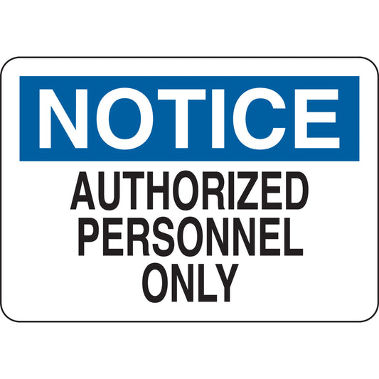 PRINZING NOTICE SIGN 10X14 VINYL