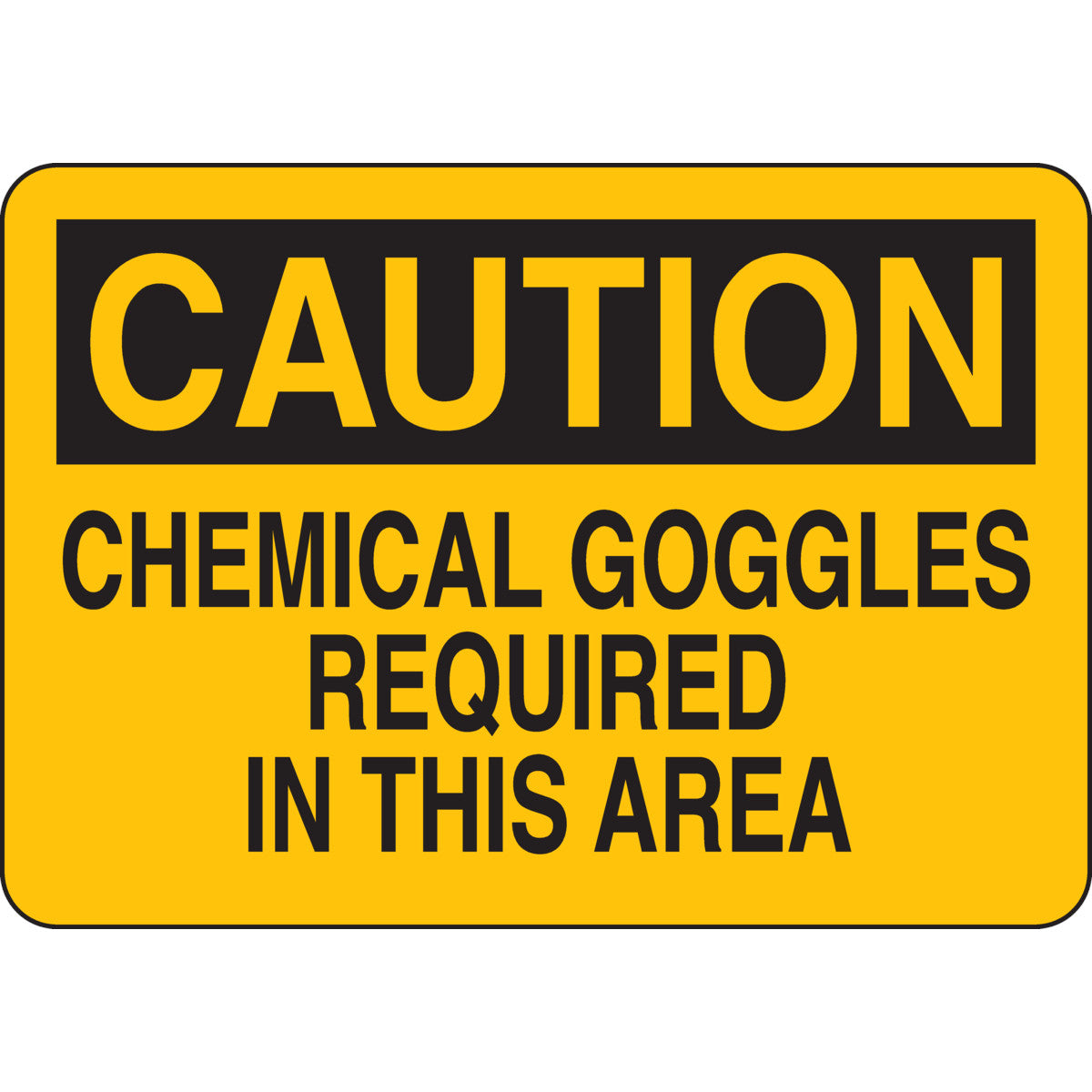 B302-7X10-YK-O-CAU-CHEMICAL GOGGLES REQ