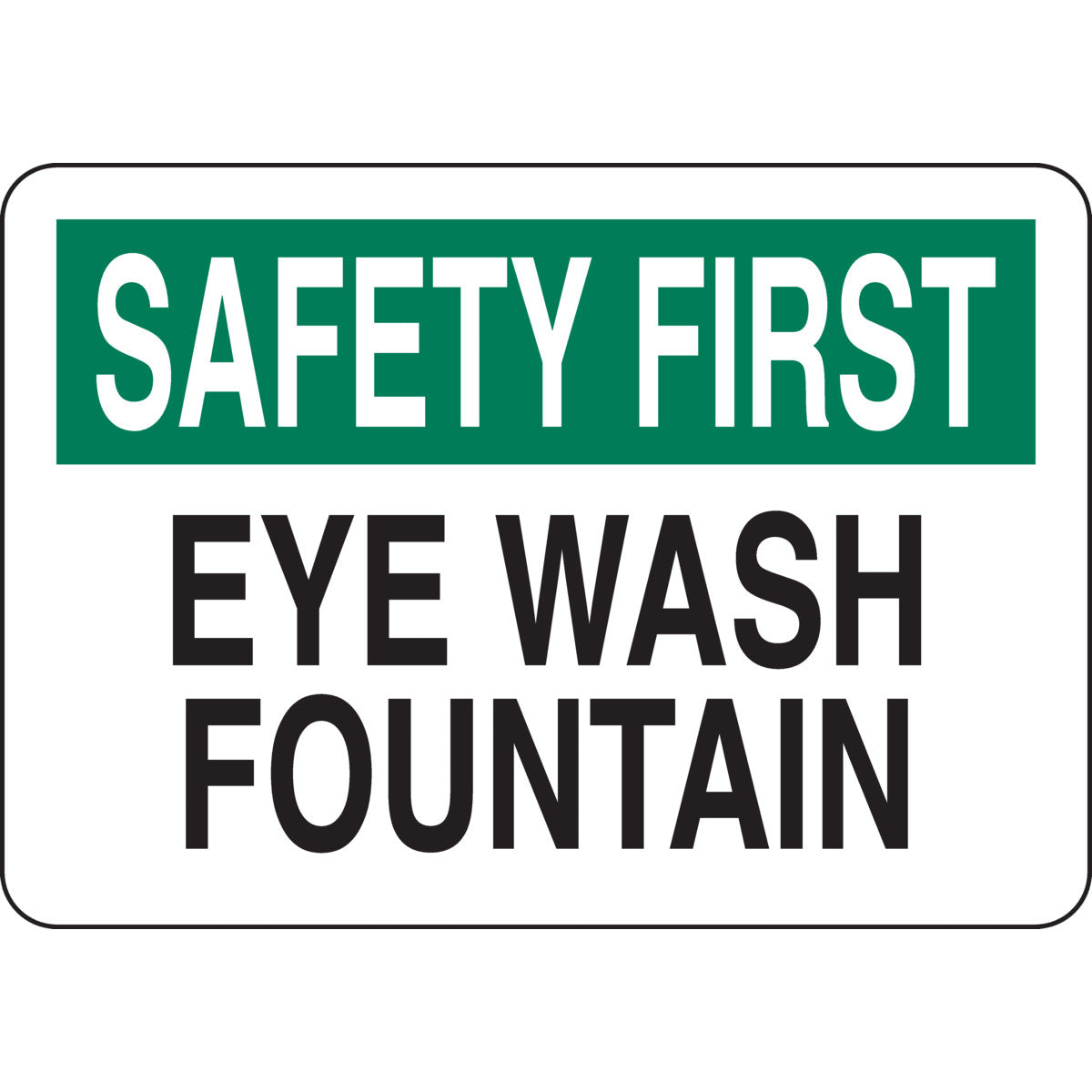 B302-7X10-WK-O-SAF-EYE WASH FOUNTAIN