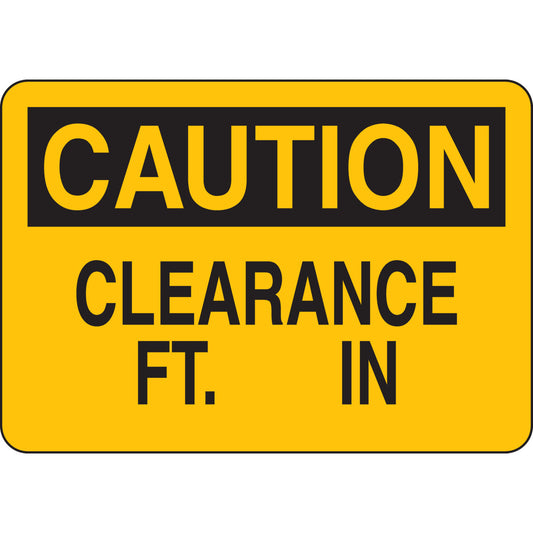 B302-7X10-YK-O-CAU-CLEARANCE FT. IN