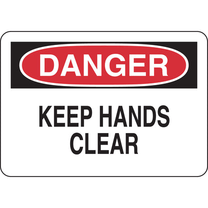 B302-7X10-WK-O-DAN-KEEP HANDS CLEAR